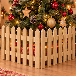 Bakaji Natural Christmas Tree Fence 80x29,5 Cm 29,5 X 80 X 1 Cm 02002516 Bakaji Natural Christmas Tree Fence 80x29,5 Cm 29,5 X 80 X 1 Cm 02002516