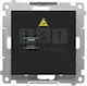 Simon 55 Light Socket Optical Single Sc Apc Module Matt Black Tgs1.01/149