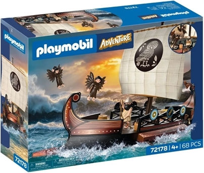 Playmobil История Корабът на Одисей и Сирените за 4 години