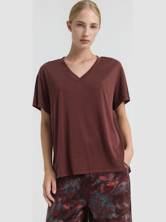 Namaste Дамско T-shirt Wine