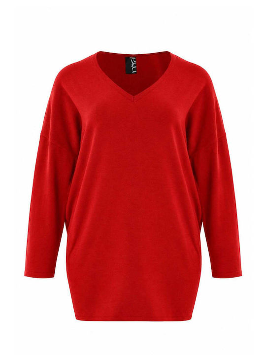 Mat Fashion Tunică Mânecă Lungă cu Decolteu în ...