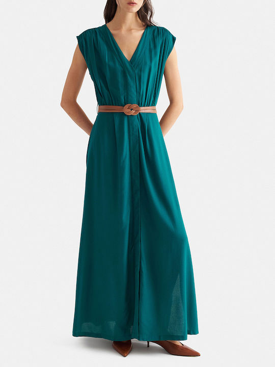 attrattivo Summer Maxi Shirt Dress with Tearing...