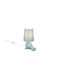 Trio Lighting Keramik Tischlampe mit Blauem Hut und Basis