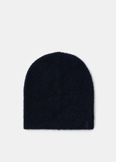 Beanie Unisex Σκούφος Πλεκτός σε Navy Μπλε χρώμα