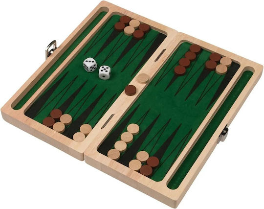 Goki Backgammon & Schach aus Hölzernes 25.5x24cm