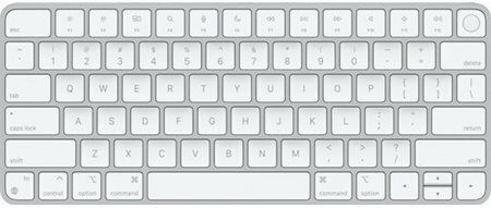 Apple Magic Keyboard с Touch ID с Apple Silicon USB–C Безжично Bluetooth Клавиатура Английски US Бяла
