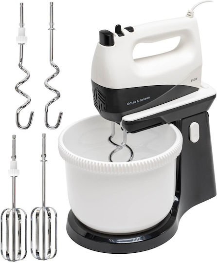 Gotze & Jensen Mixer cu bol din plastic negru 550W