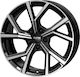 Platin P 115 6.5x17 5x114.3 Et40 Μαύρο