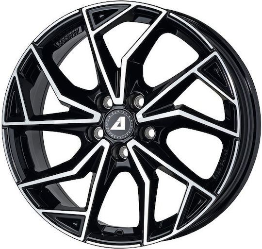 Alutec Adx.02 7.5x18 5x108 ET48 Black Aluminum Car Wheels