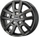 Borbet Cw5 6.0x16 5x118 Et68 Сив Антрацит