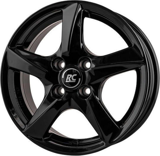 Brock Rc30 6.0x15 4x98 Einpresstiefe Et35 Schwarze Aluminium-Autofelgen
