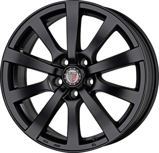 Platin P 58 6.5x15 5x108 Offsetul Jantei 45 Neagră