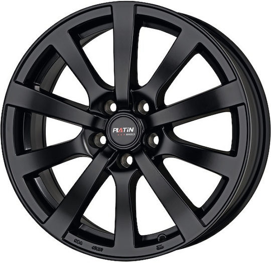 Platin P 58 6.5x15 5x114.3 Einpresstiefe 40 Schwarz