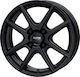 Platin P 73 6.0x15 4x100 Et31.1 Black