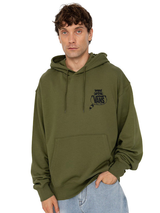 Trashy Pullover Φούτερ με Κουκούλα Πράσινο