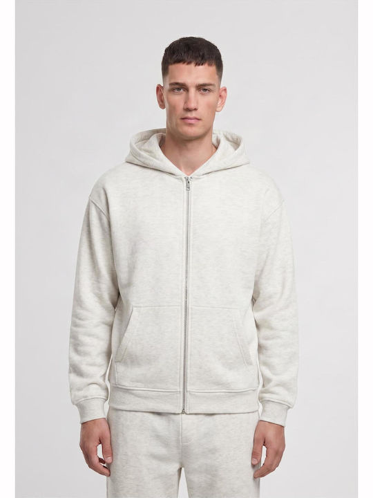 Urban Classics Cardigan With Hood Lightgrey