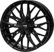 Platin P 125 10.0x20 5x130 Einpresstiefe Et39 Schwarze