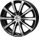 Platin P 69 8.0x18 5x120 Et50.1 Jante Aliaj Negru