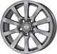 Platin P 58 7.0x16 5x112 Et45 Gri Antracit