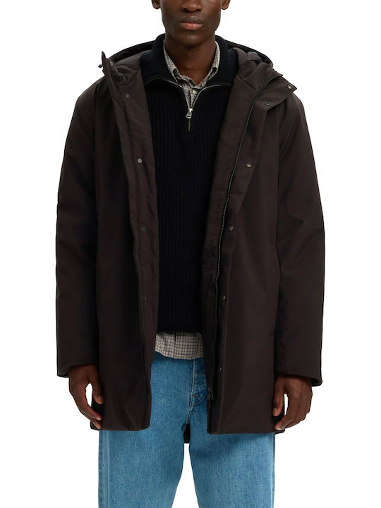 Winter Jacket Parka Waterproof Black