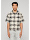 Long Sleeve Flannel Shirt Black