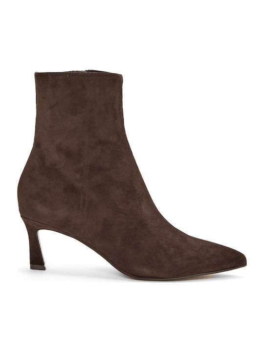 Damen Stiefeletten Braun