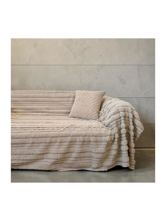 Linea Home Sable Überwürfe Set 3 Stück Pelzarti...