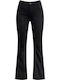 Celestino Women's Flared Denim Solid Black