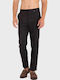 Men's Elastic Brown Trousers