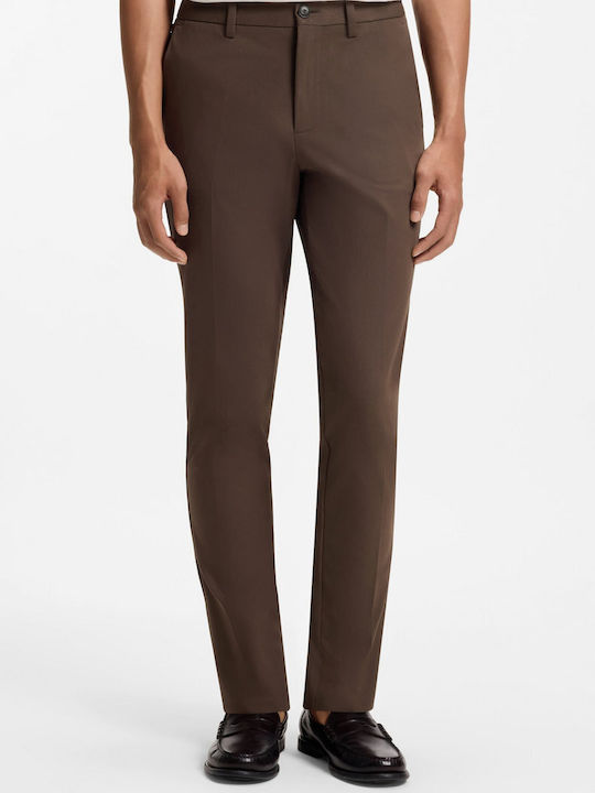 Boss Herrenhosen Slim Fit Dunkelbraun