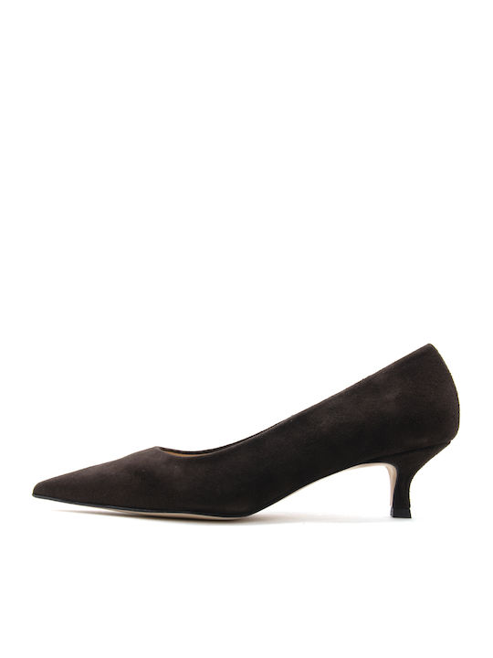 Altramarea Wildleder Pumps mit Hochem Absatz Braune