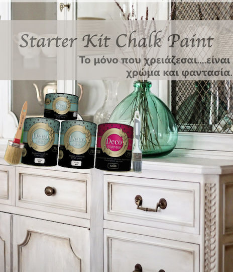 Pellachrom Set Vopsea Tabla de Scris Starter Kit Chalk Paint 6 Piese STKIT6