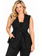 Women's Black Vest WH-61973-27VE-BLACK
