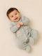 Sweet Baby Velvet Baby Bodysuit in Turquoise G302