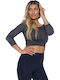 Damen Sport-BH Mehrfarbig mit Futter 1