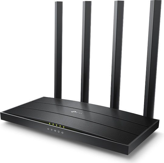 TP-LINK Archer C6 v6 Безжичен Рутер Wi-Fi 5 с 4 Гигабитни Порта