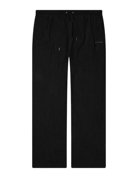 Off White Долнище На Анцуг Черно Off White Долнище На Анцуг Черно