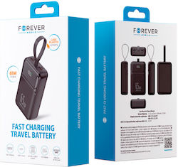 Forever TB-400 Външна батерия 20000mAh 65W Power Delivery / Quick Charge Черен