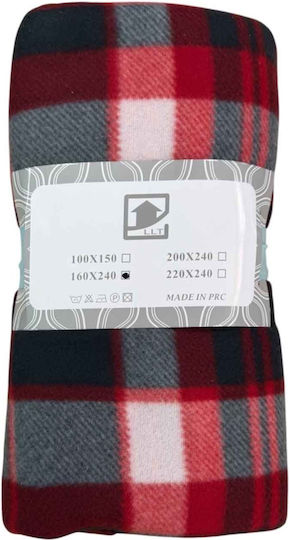 Одеяло Fleece Единично 160x240см Многоцветно