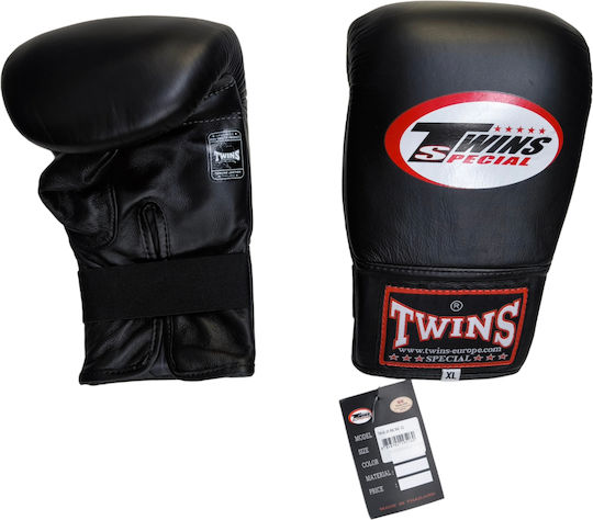 Twins Special Mănuși de Box Din Piele Pentru Sacoșă Negre