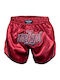 Muay Thai Boxing Shorts Adults Kids Top Ten Nong Han Red Black