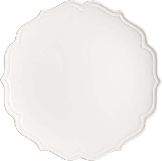 Ready Nicole Shallow Plate from White Porcelain 32cm
