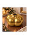 Dekorative Keramik Goldener Kürbis 10x9x8cm Galifas 492353