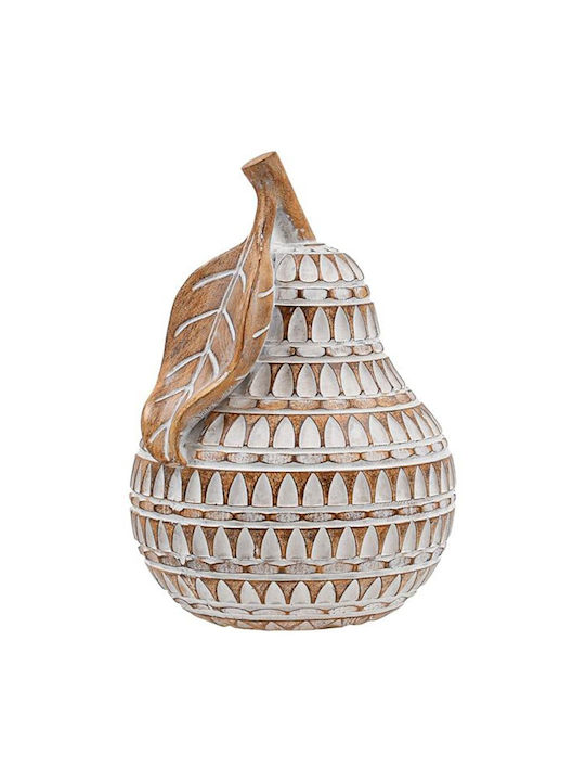 Decorative Pear 279-126-319 10x10x15cm Natural ...