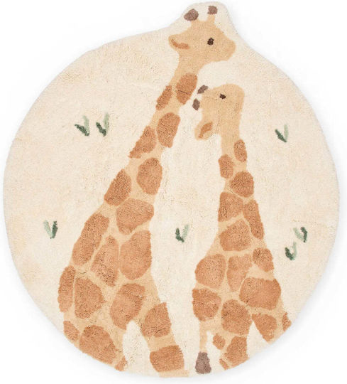 Little Dutch Giraffe Παιδικό Χαλί 110x110cm