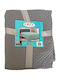 Chios Hellas Double Coverlet Grey 220x240cm