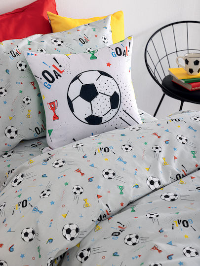 Palamaiki Baby Bettlaken Set Für Krippe Baumwolle Angepasst Mk788 Grau 130x170cm