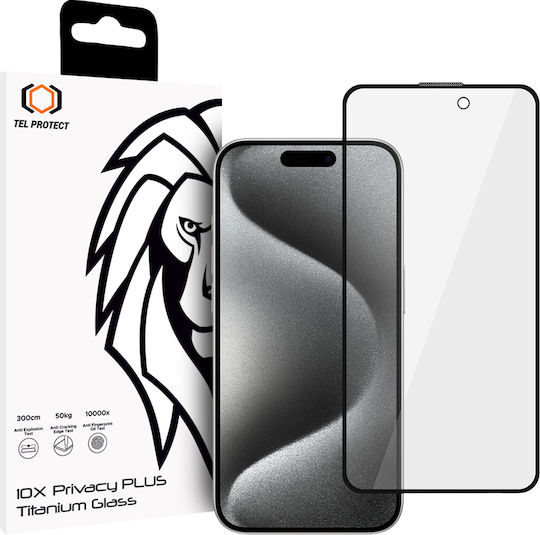 Tel Protect Sticlă Securizată Privacy (iPhone 17 Pro / 16 Pro / 17)