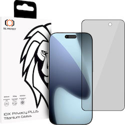 Tempered Glass Tel Protect 10x Privacy Titanium Iphone 17 Pro Tempered Glass Tel Protect 10x Privacy Titanium Iphone 17 Pro