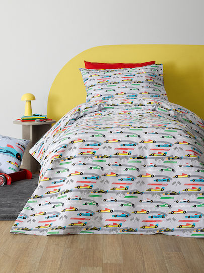 Palamaiki Mk787 Set Cearceaf pentru copii Single cu Față de Pernă My Kingdom 160x240εκ.
